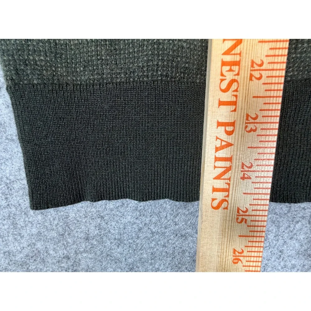 Banana Republic Sweater Mens Medium Green Excellent Merino Birdseye Pullover